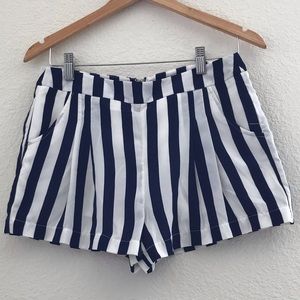 Forever 21 stripe shorts